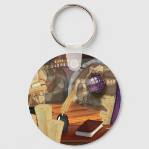 Mediaeval Study Key Ring
