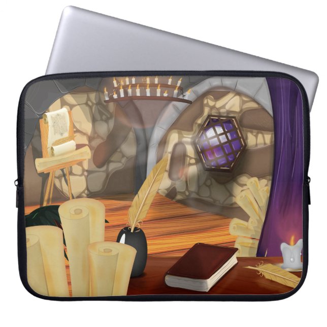 Mediaeval Study Laptop Sleeve (Front)