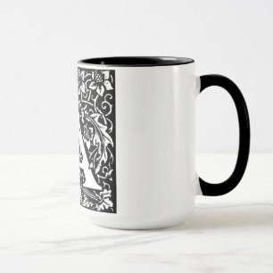 Mediaeval Style Alphabet Letter A On Mug