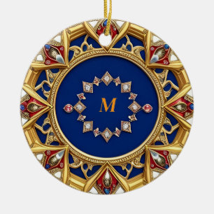 Mediaeval Style Artistic Golden Ornament