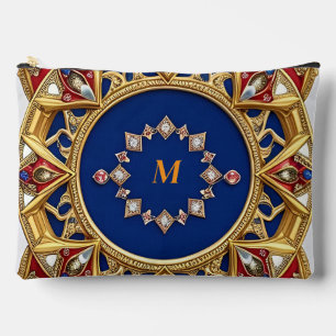 Mediaeval Style Artistic Golden Ornament Accessory Pouch