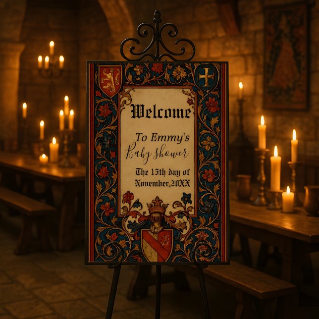 Mediaeval Style Customisable Welcome Sign (Creator Uploaded)