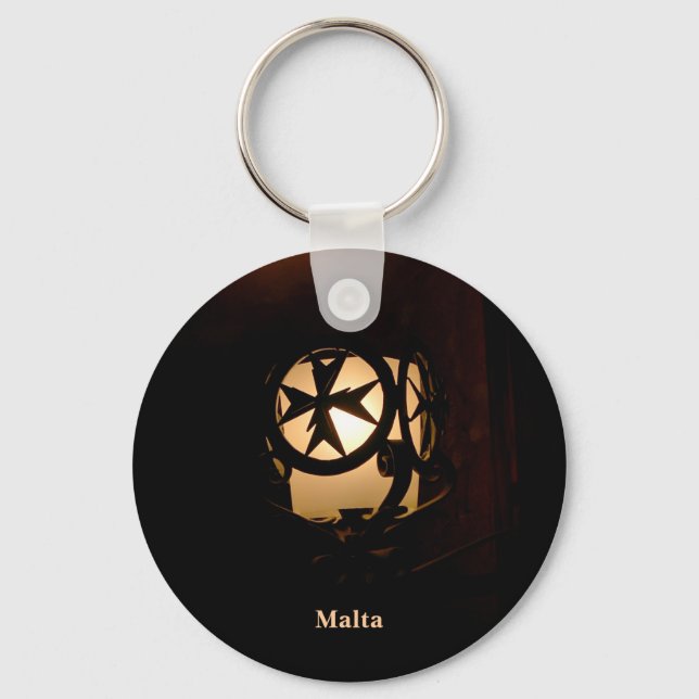 Mediaeval style lantern from Malta Key Ring (Front)