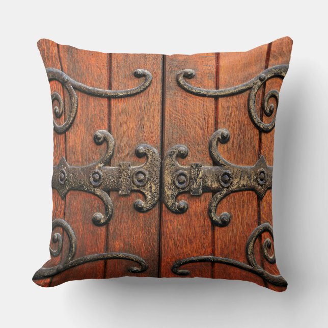 Mediaeval style pillow with gothic decor (Front)