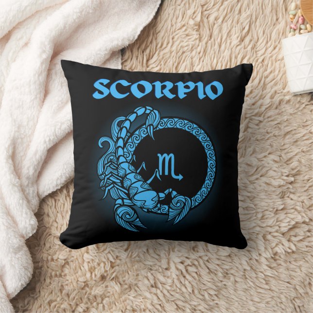 Mediaeval Style Zodiac Scorpio Cushion (Blanket)