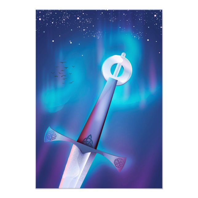 Mediaeval Sword Photo Print (Front)