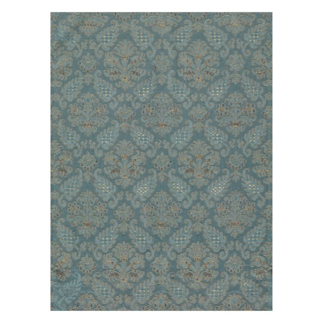 mediaeval textile pattern texture tapestry backgro tablecloth (Front)