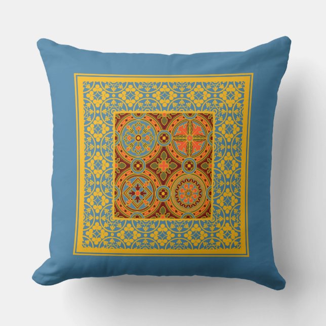 Mediaeval Throw Pillow III (Front)