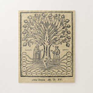 Mediaeval Tree of the Sciences Jigsaw Puzzle