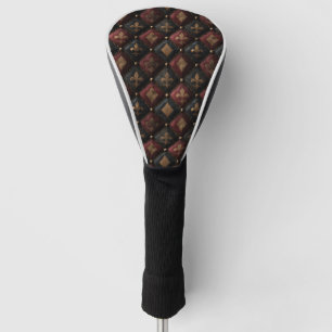 Mediaeval Tufted Fleur-de-Lis Harlequin Pattern (1 Golf Head Cover
