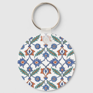 Mediaeval Turkish Tiles: Floral Ornament. Key Ring