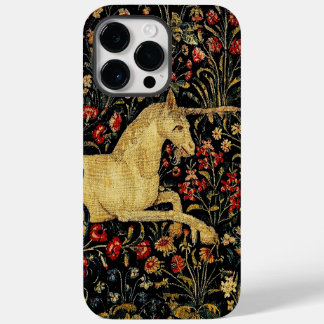 Mediaeval Unicorn Midnight Floral Garden Case-Mate iPhone 14 Pro Max Case