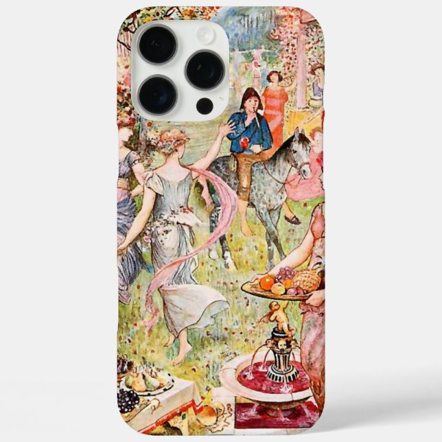 Mediaeval Vale of Pleasure Illustrated Case-Mate iPhone Case (Back)