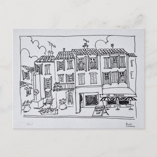 Mediaeval Village of Biot, France Postcard (Front)