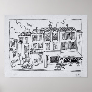 Mediaeval Village of Biot, France Poster