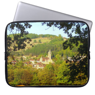 Mediaeval Village of Plazac Laptop Sleeve