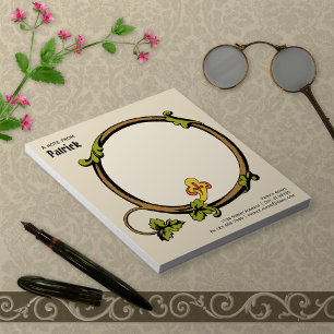 Mediaeval vines acanthus home/work CC1109 Editable Notepad