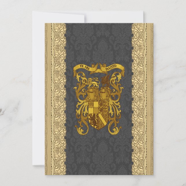 Mediaeval Wallpaper Save The Date (Front)