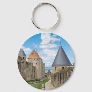 Mediaeval Walls of Carcassonne Key Ring