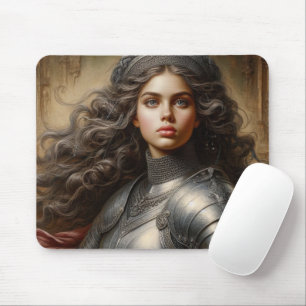 Mediaeval warrior mouse pad