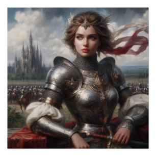 Mediaeval warrior princess poster