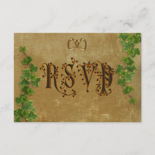 Mediaeval wedding Invitation RSVP