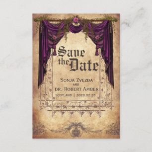 Mediaeval Wedding Save the Date invitation