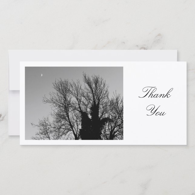 Mediaeval Winter Afternoon - Thank You Card (Front)