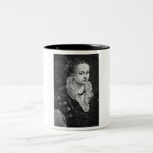 Mediaeval Woman Two-Tone Coffee Mug
