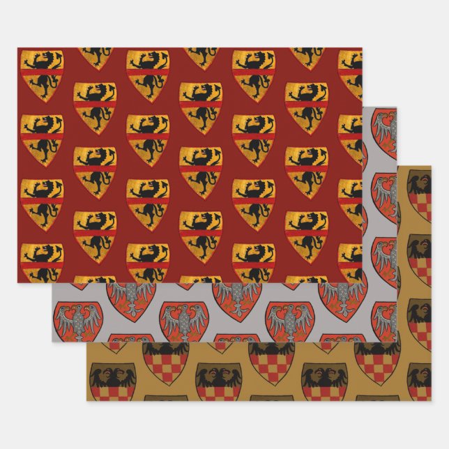 Mediaeval Wrapping Paper (Set)