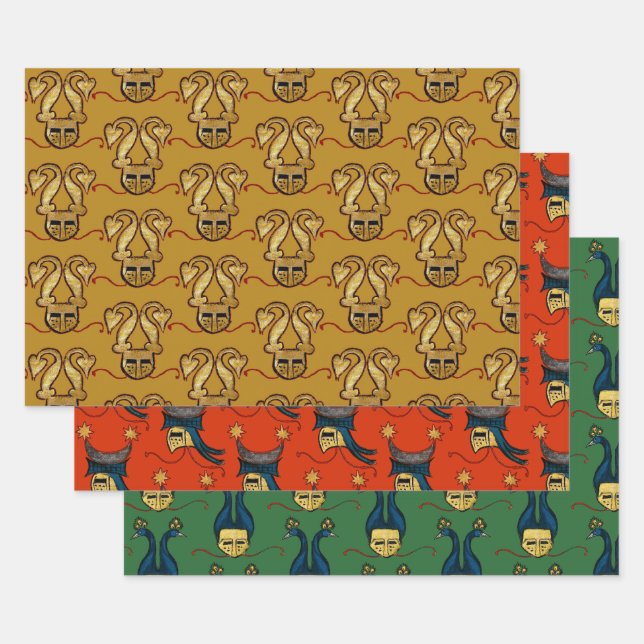 Mediaeval Wrapping Paper (Set)