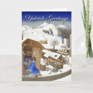 Mediaeval Yuletide Greetings Holiday Card