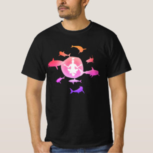 Mediation and Zen Attitude Graphic Design T-Shirt