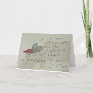 Mediations of My Heart Thank You Card