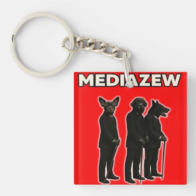 Mediazew Acrylic Keychain (Front)