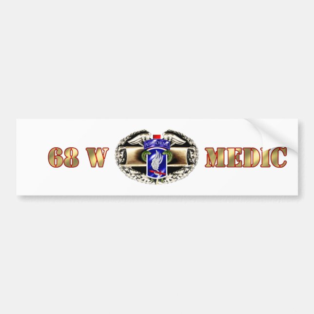 MEDIC 173RD BUMPER STICKER (Front)