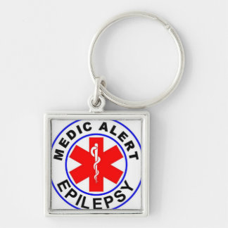 Medic alert epilepsy key ring