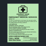 Medic Bag Design, EMT, Paramedic Advertising Flyer<br><div class="desc">Medic Bag Design,  EMT,  Paramedic Advertising Flyers By The Business Card Store.</div>