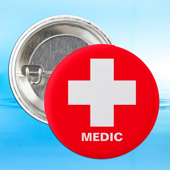 Medic & First Aid, Ambulance, Doctor 6 Cm Round Badge (Creator Uploaded)