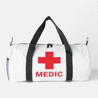 MEDIC & First Aid, Cross, Ambulance, Doctor  Duffle Bag