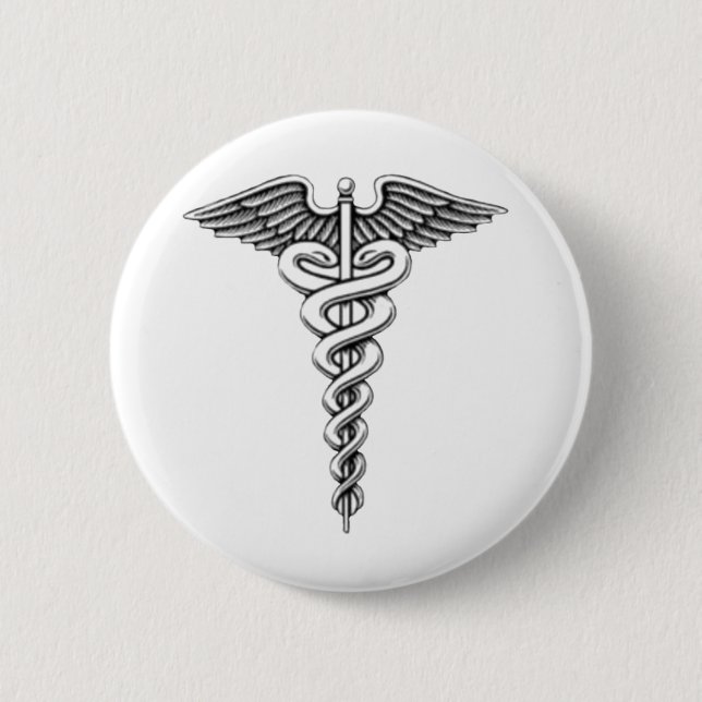 medical 01 6 cm round badge (Front)