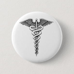 medical 01 6 cm round badge