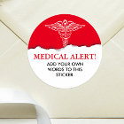 Medical Alert Custom Text