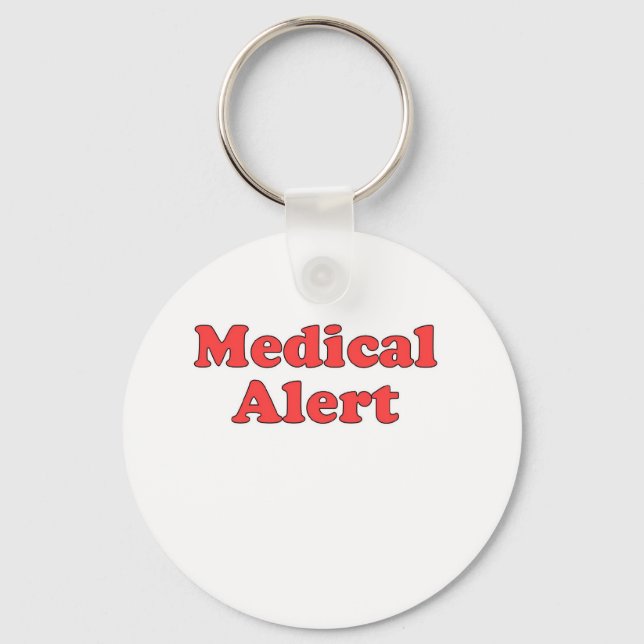 Medical Alert Key Chain (Front)