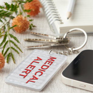 Medical Alert Key Ring