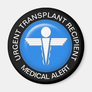 Medical Alert Magnet - Transplant Recipient