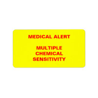 Medical Alert: Multiple Chemical Sensitivity