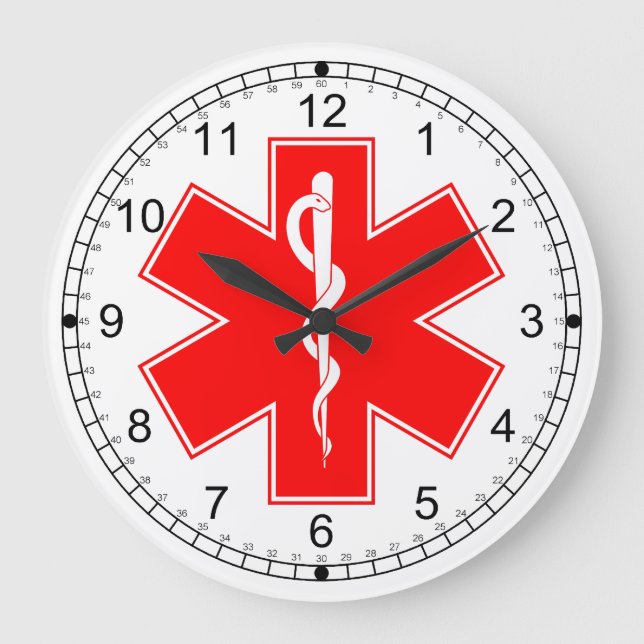 Medical Alert Wall Clock (Front)