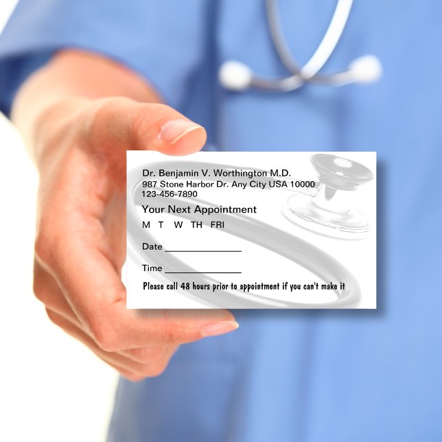 Medical Appointment Cards (Creator Uploaded)