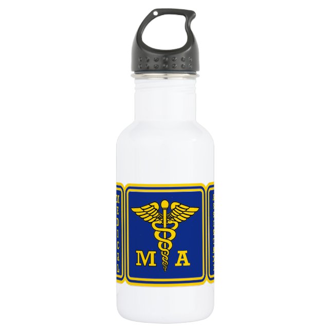 Medical Assistant 532 Ml Water Bottle (Front)